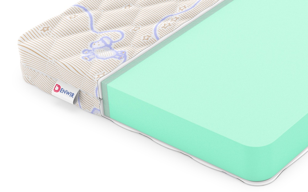 Детский матрас Denwir Baby Springless Eco Foam 10 (БЕБИ СПРИНГЛС ЭКО ФОМ 10) в магазине «На диване» в Благовещенске  — Выгодная цена